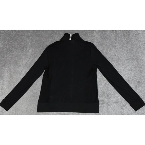 Noel Asmar Equestrian Jacket Women's Medium Black Full Zip Logo Long Sleeve - Picture 3 of 10